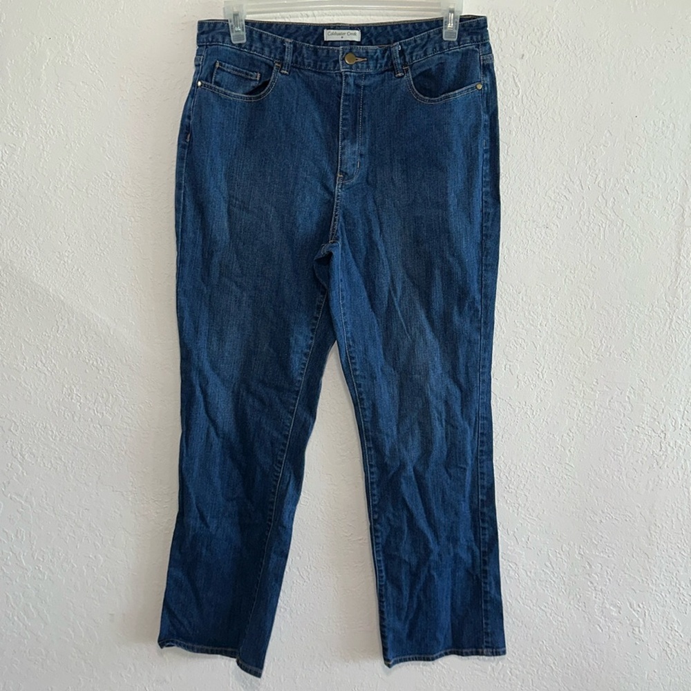 Coldwater Creek Blue Jeans Stretchy Waist Size 14